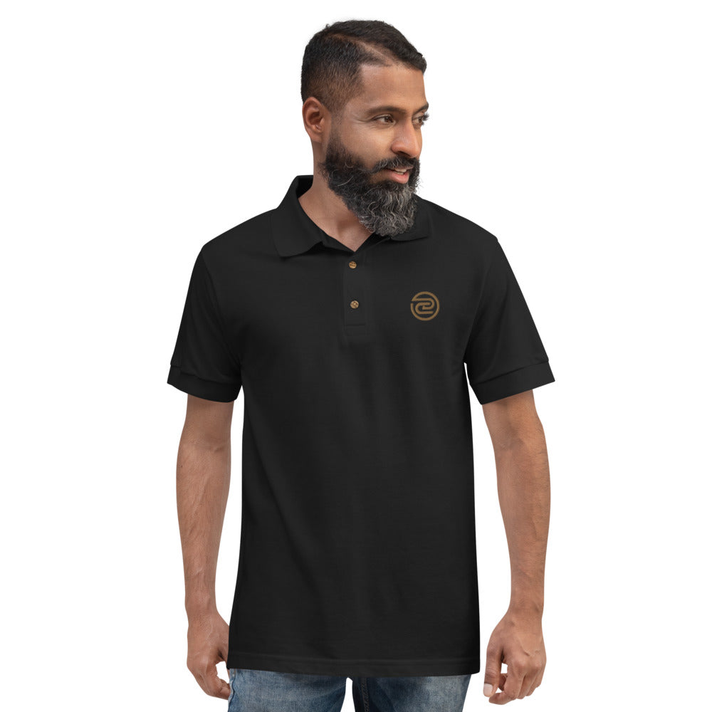 Dominic's Coffee Embroidered Polo Shirt