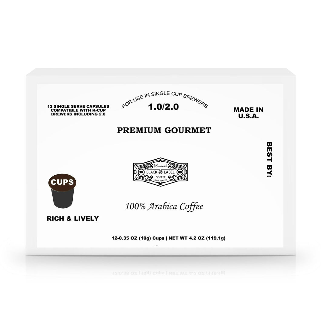 60 Pack Single Serve Coffee Capsules